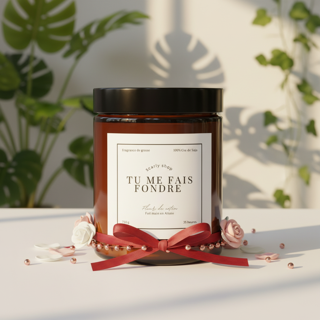 Pré commande - Bougie édition limitée Saint Valentin 35h - Tu me fait fondre