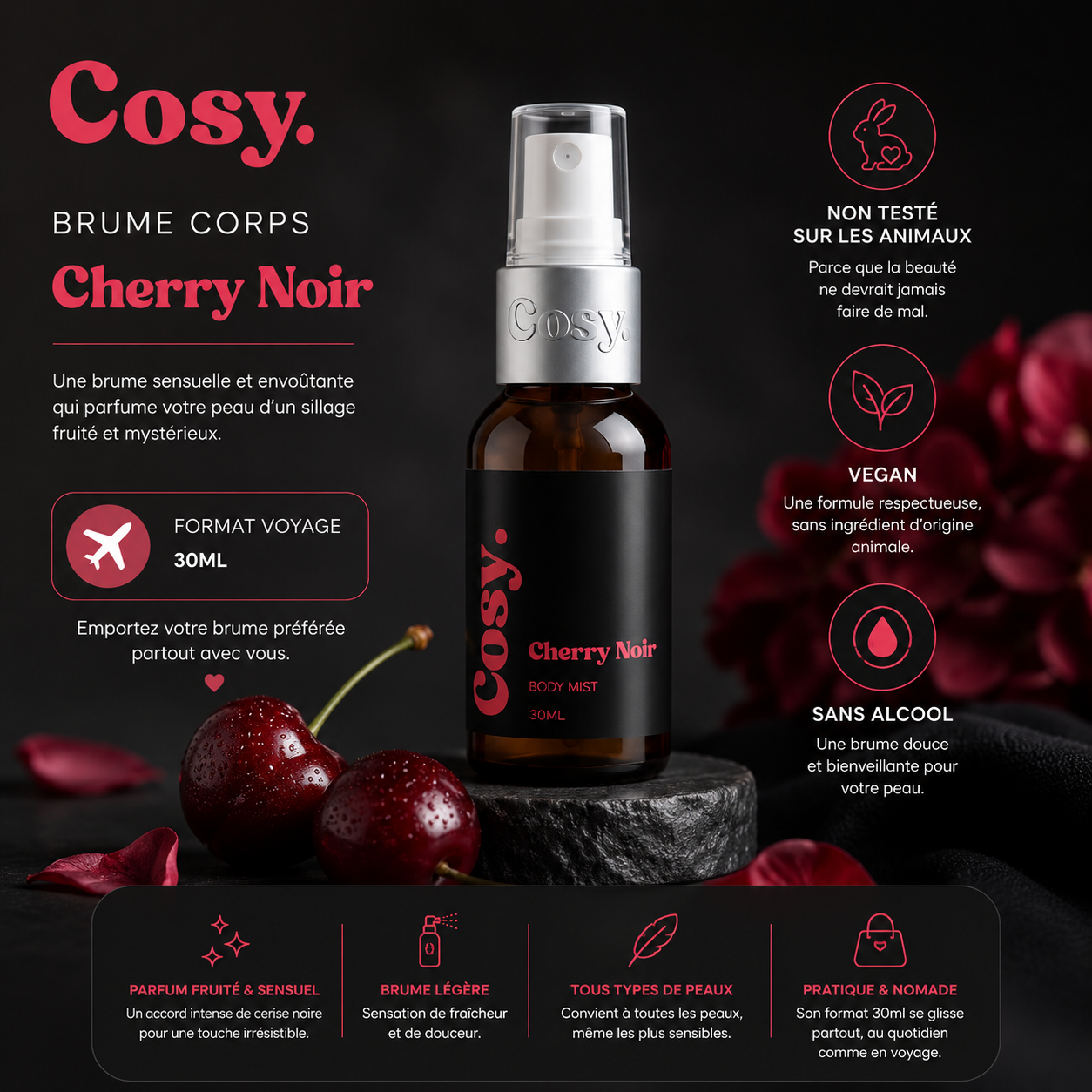 Brume Voyage - Cherry noir
