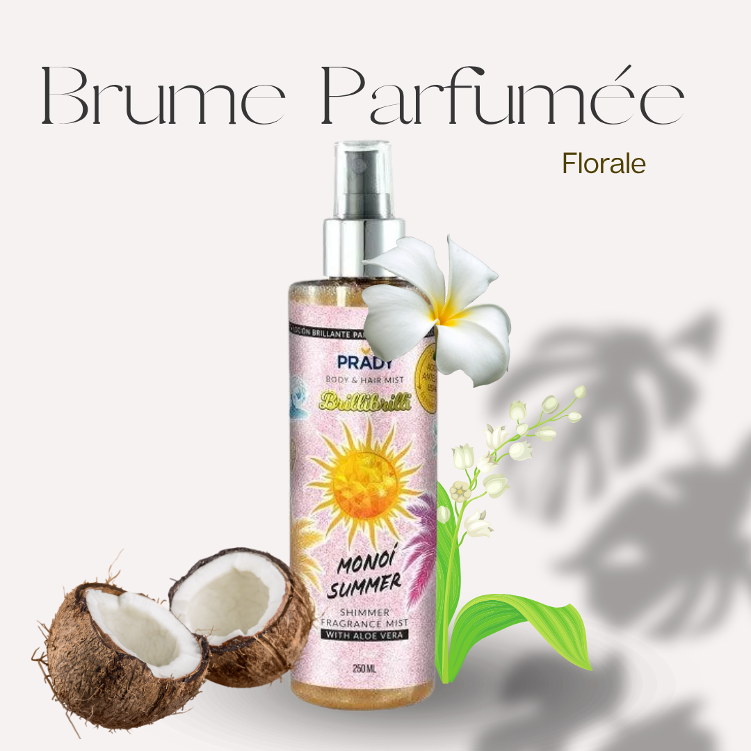 Brume parfumée scintillante Monoï Summer