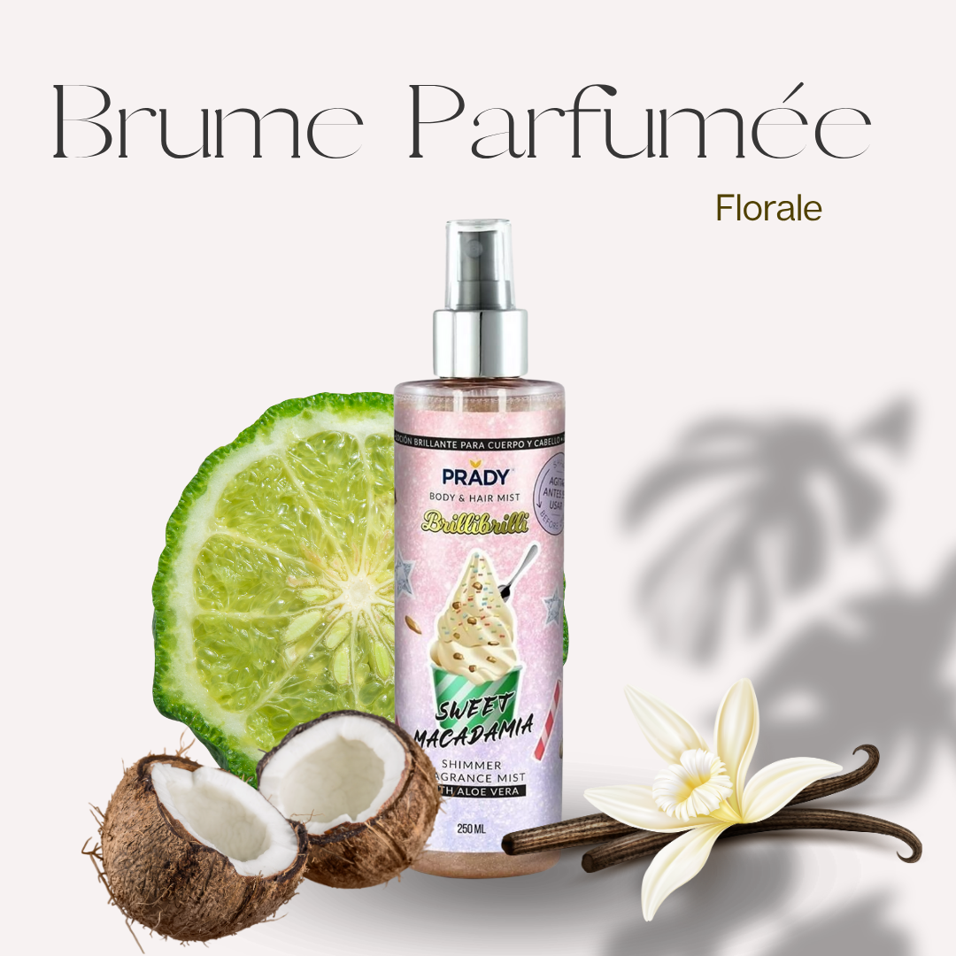 La brume scintillante PRADY SWEET MACADAMIA