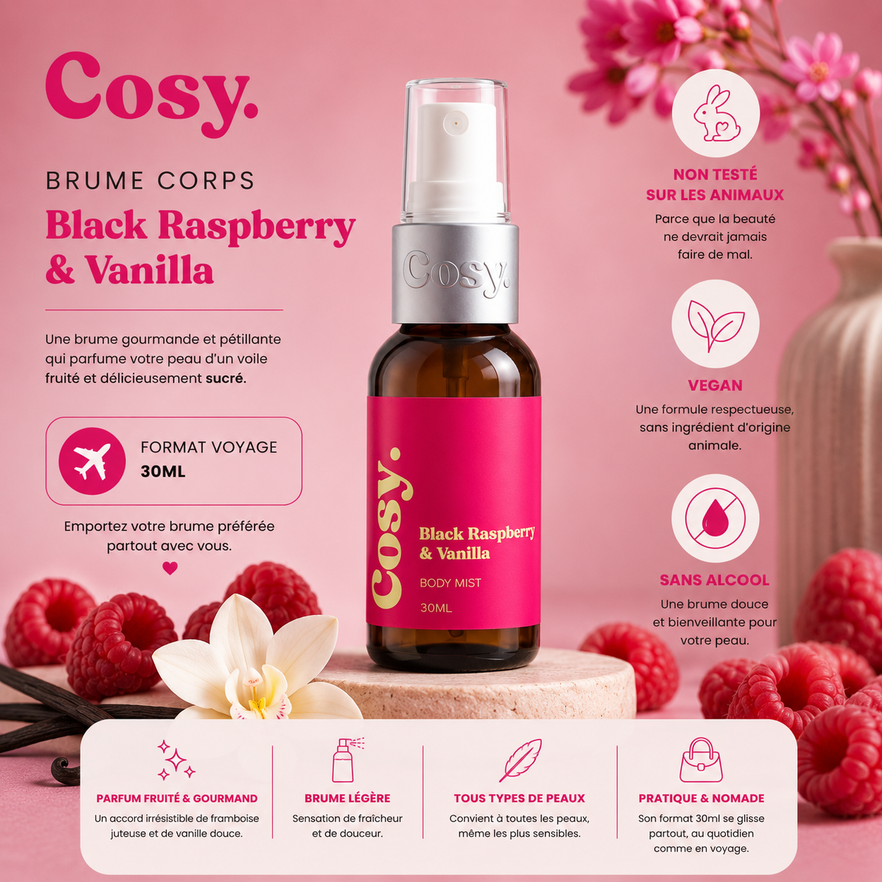 Brume Voyage - black ransberry