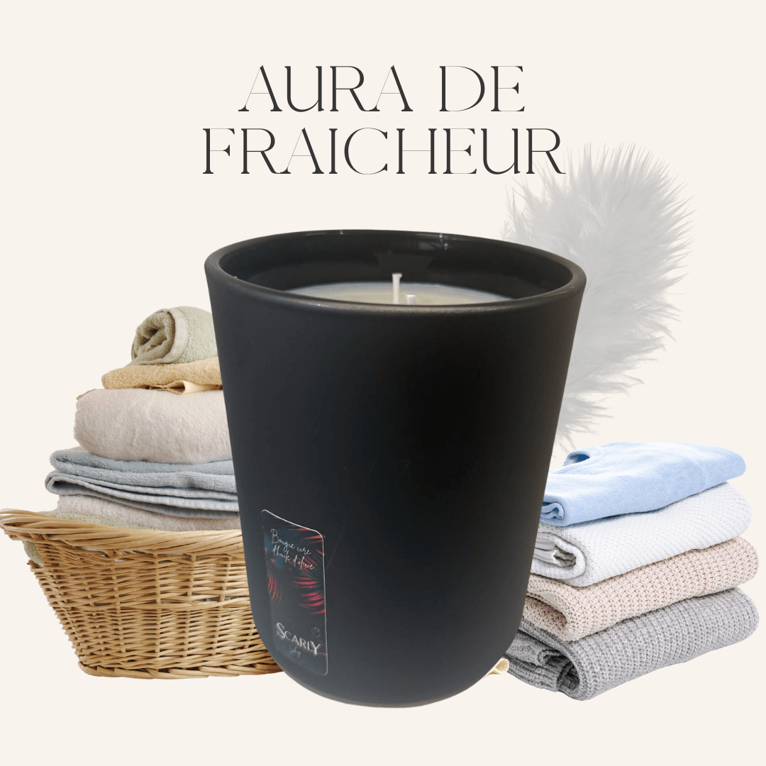 Bougie lessive - Aura de fraicheur - Scarly Shop
