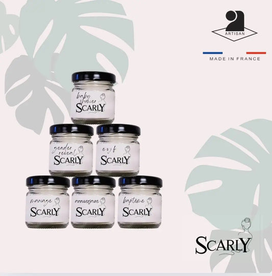 Bougie personnalisable - Scarly Shop