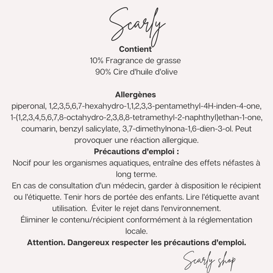 Bougie - Scarly - Scarly Shop