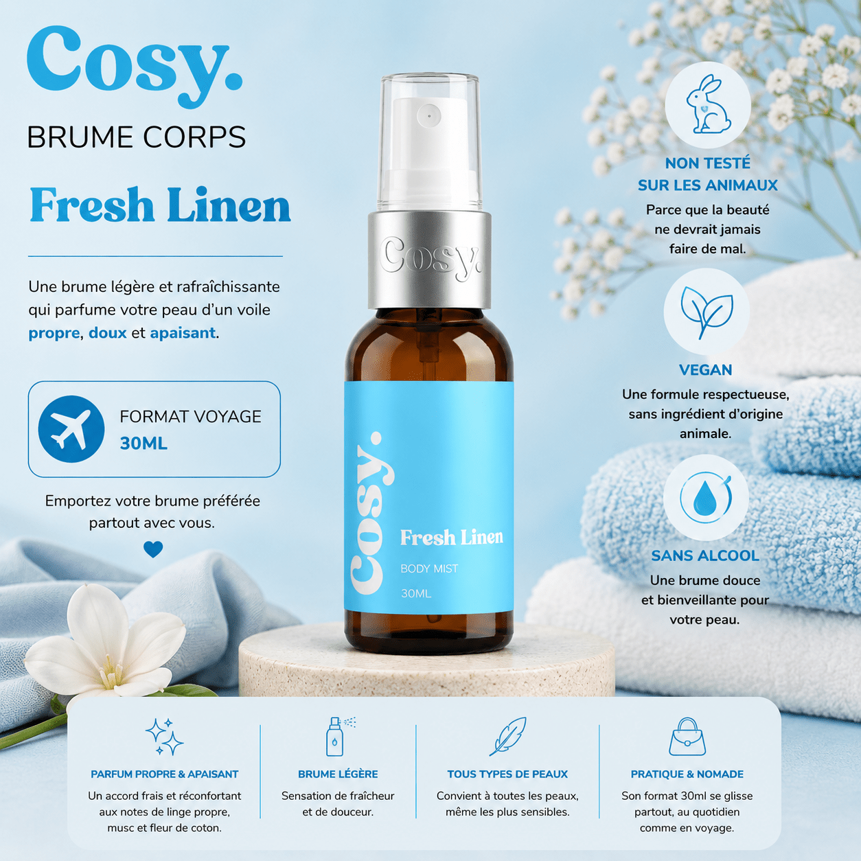 Brume Voyage - Fresh linen - Scarly Shop