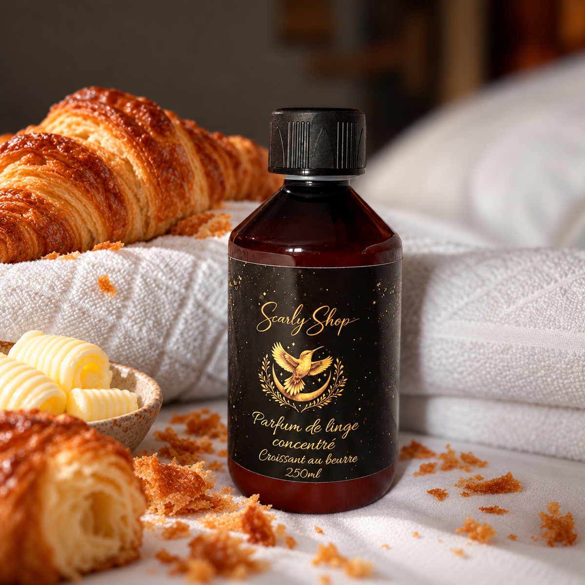 Parfum de Linge Concentré Croissant au Beurre | Longue Tenue | Scarly Shop