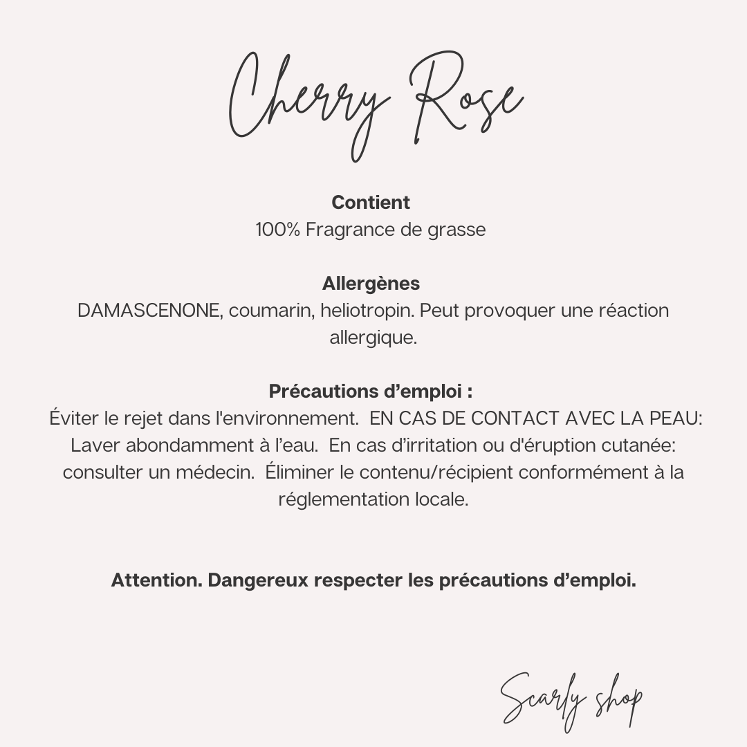 Diffuseur voiture - Cherry rose - Scarly Shop