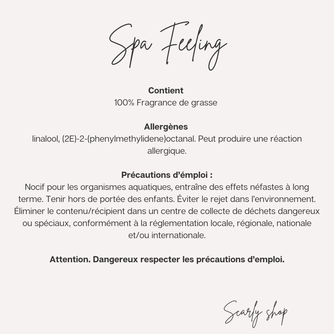 Diffuseur voiture - Spa Feeling - Scarly Shop