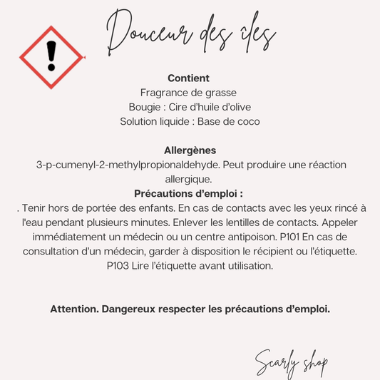 Lessive Douceur des iles - Scarly Shop