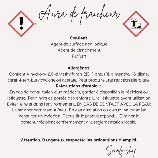 Spray multi usage - Aura de fraicheur - Scarly Shop