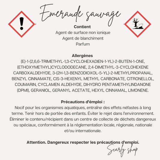 Spray multi usage - Emeraude sauvage - Scarly Shop