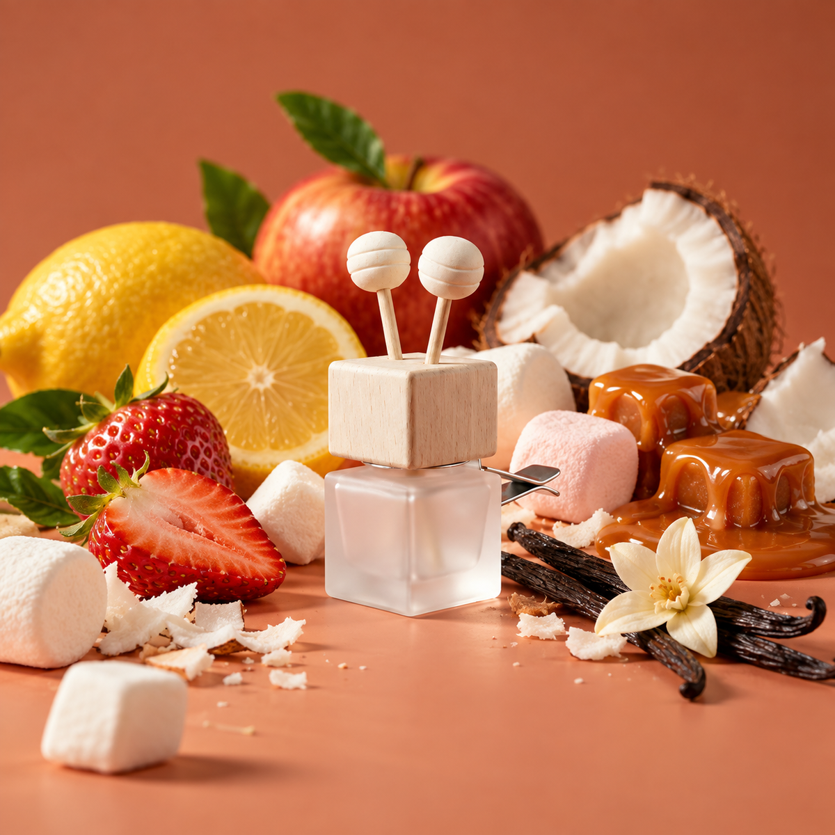Diffuseur Voiture Artisanal yummy pink | Sain & Sans Toxines | Scarly Shop