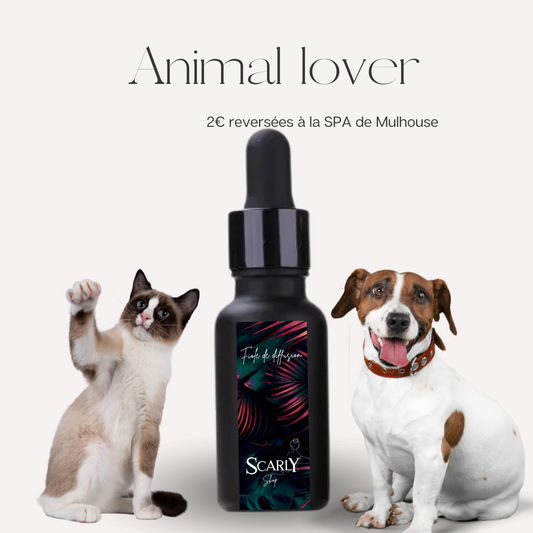 Fiole de diffusion - Anti mauvaises odeur - Animal Lover -  Scarly Shop