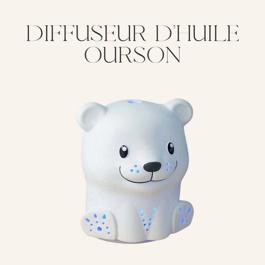 Bruleur à diffusion d'huile - Ourson