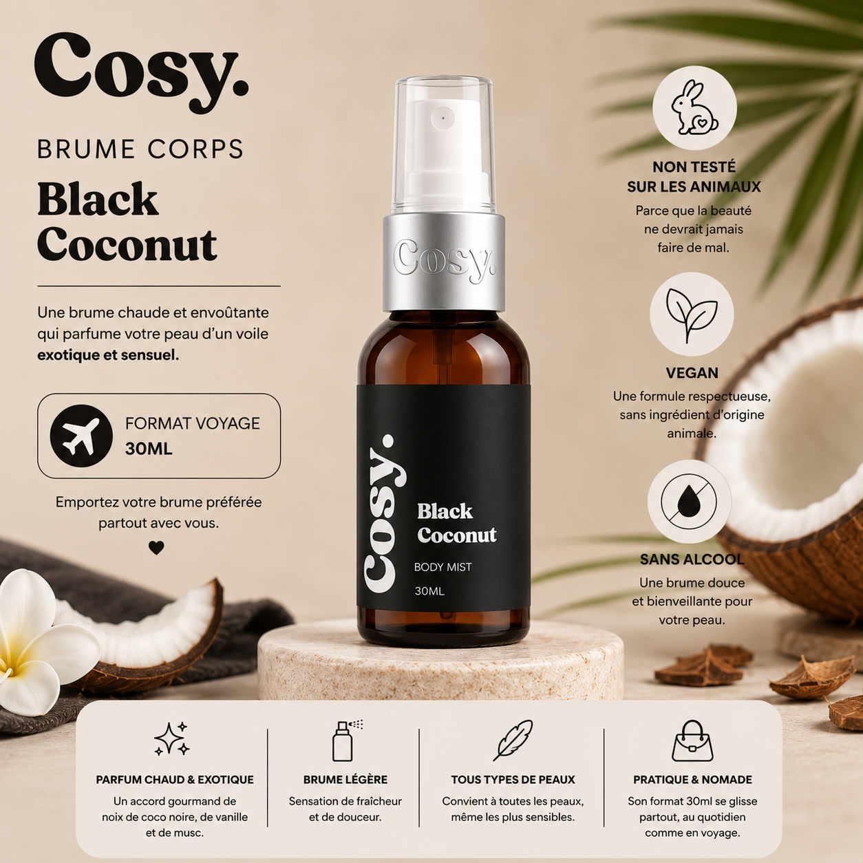 Brume Voyage - Black coco