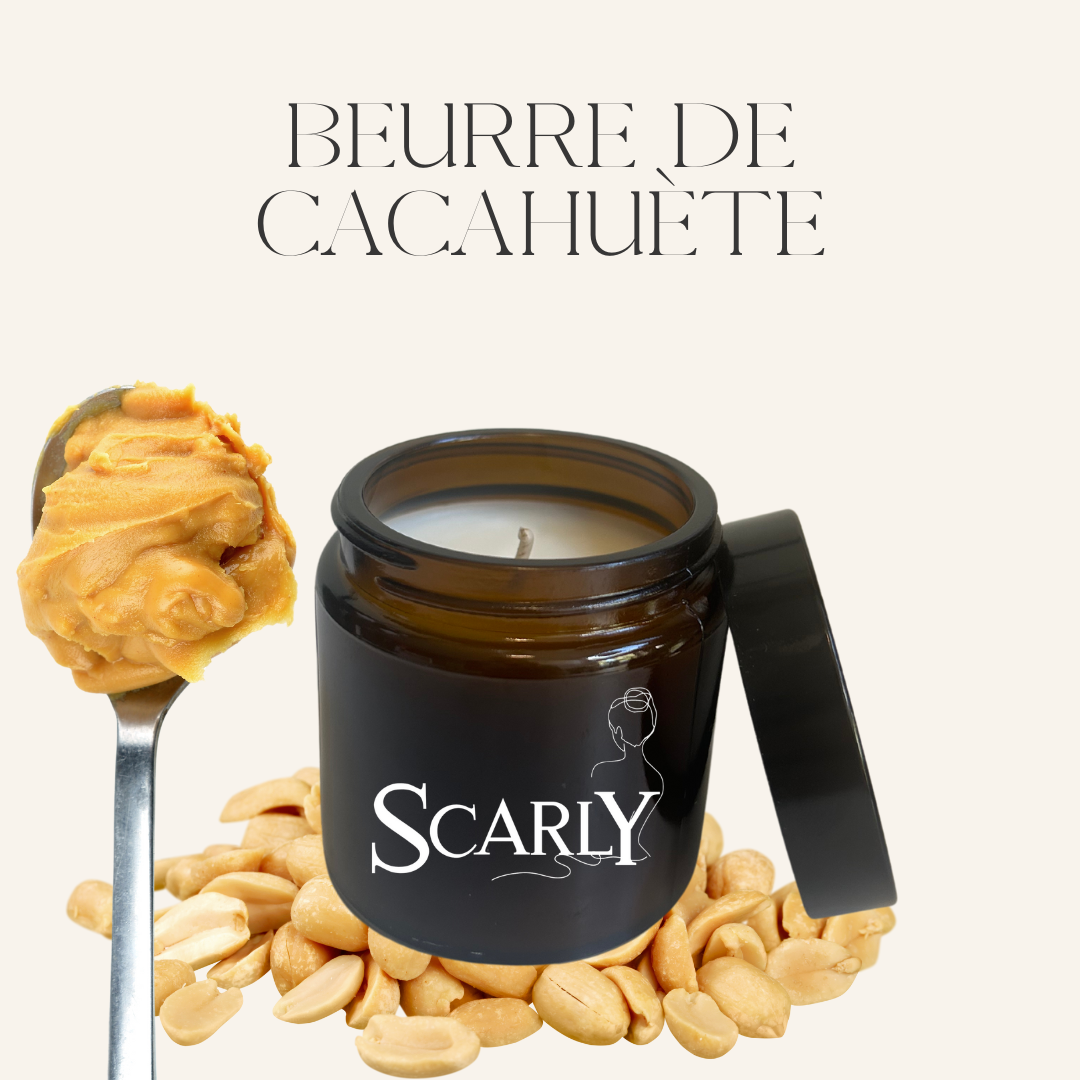 Bougie 20h - Beurre de cacahuète -  Scarly Shop