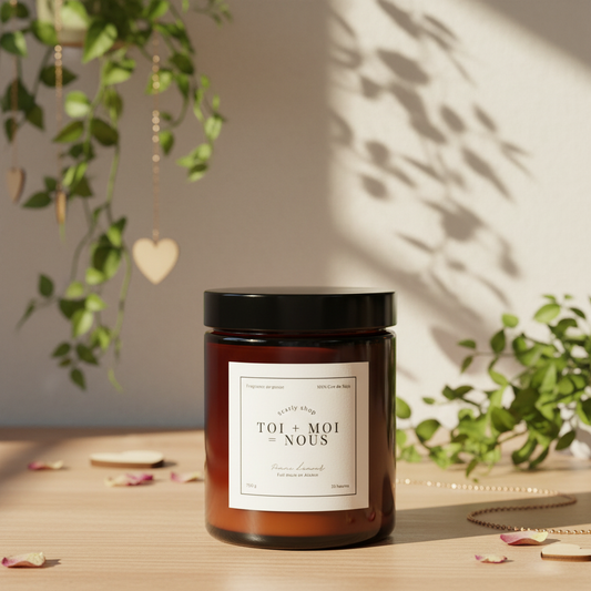 Pré commande - Bougie édition limitée Saint Valentin 35h - Toi + Moi = Nous