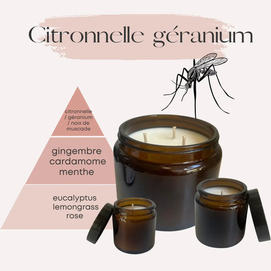 Bougie Citronnelle Géranium Scarly Shop