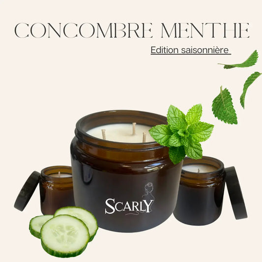 Bougie Concombre menthe Scarly Shop