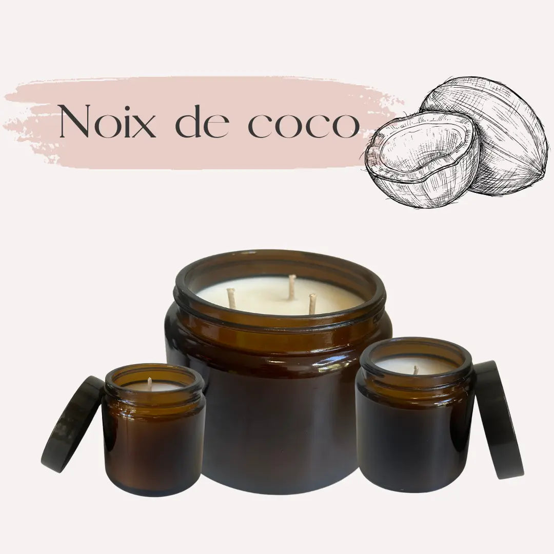 Bougie Noix de coco Scarly Shop