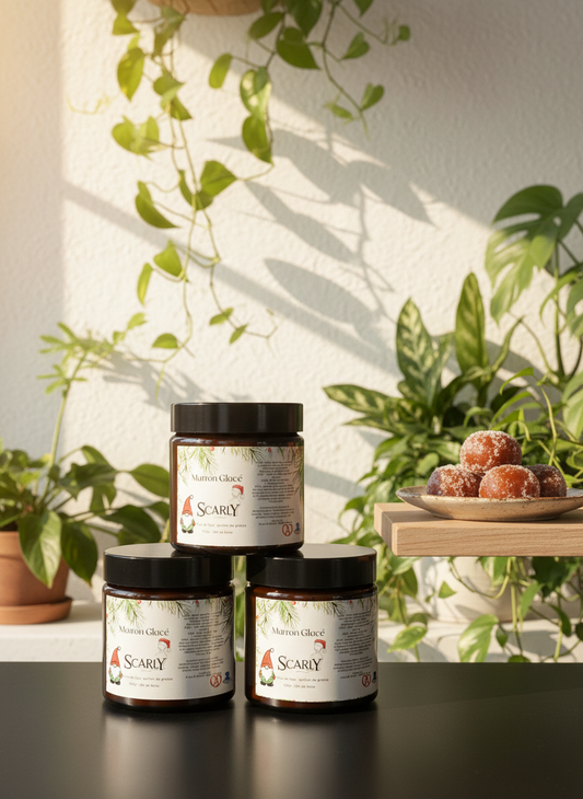 Bougie édition limitée Noel - marron glacé