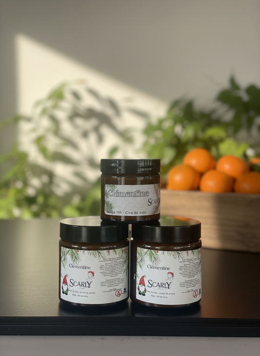 Bougie édition limitée Noel - Clementine