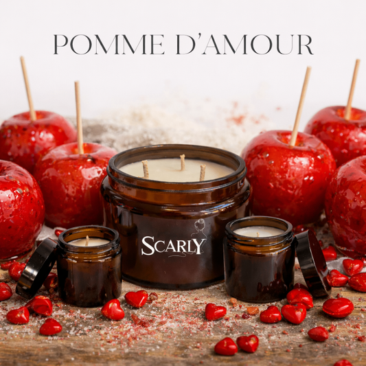 Bougie Pomme d'amour