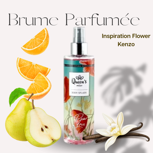 Brume parfumée corps Pear in Love (Inspiration Flower Kenzo) -  Scarly Shop