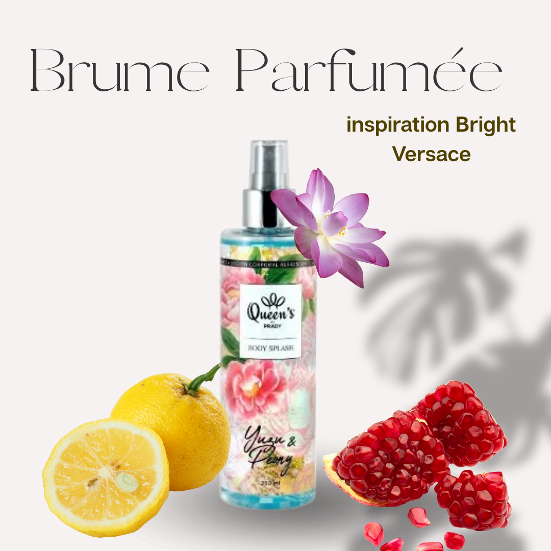 Brume parfumée Yuzu et Peony - inspiration Bright Versace