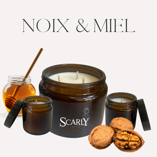 Bougie Noix et miel