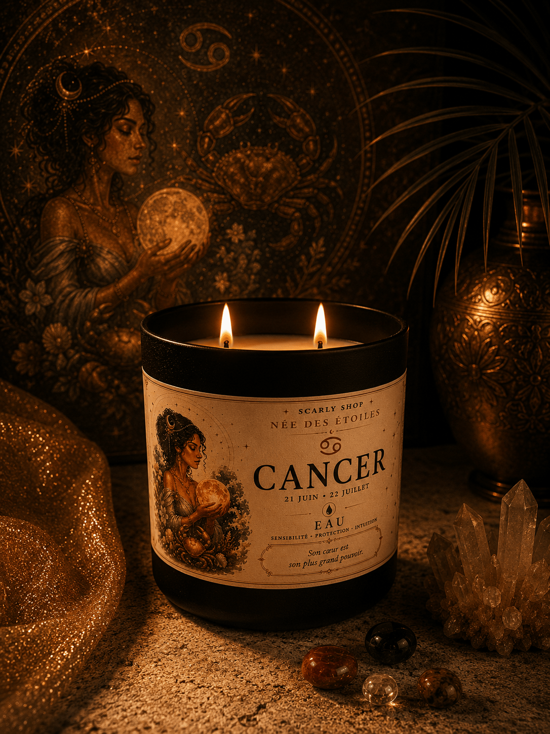 Bougie 60h - Cancer - Scarly Shop