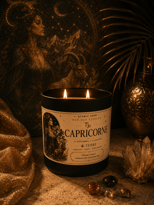 Bougie 60h - Capricorne - Scarly Shop