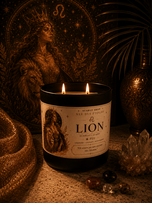 Bougie 60h - Lion - Scarly Shop