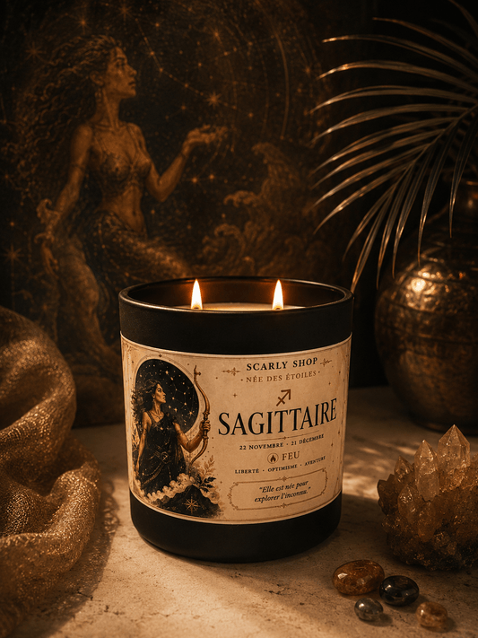 Bougie 60h - Sagitaire - Scarly Shop