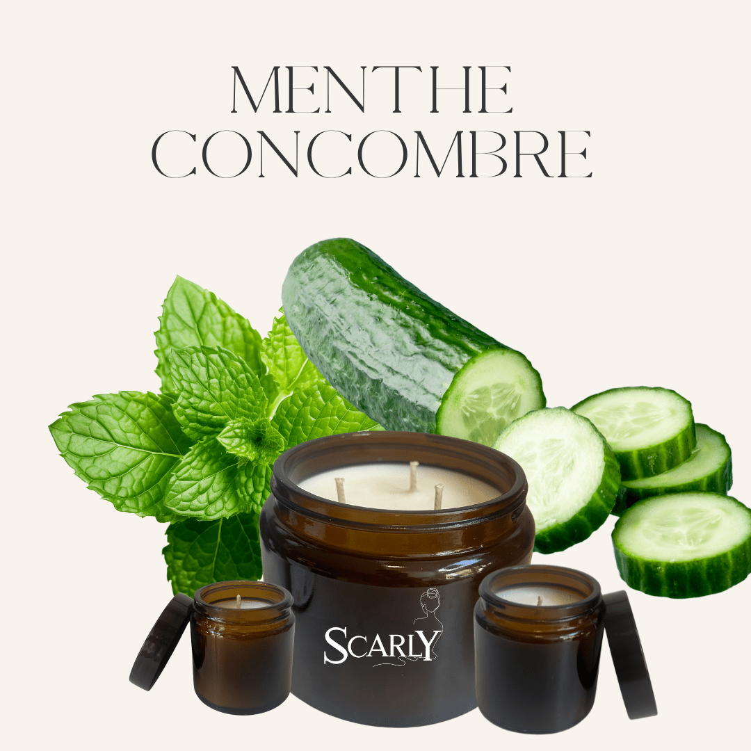 Bougie Concombre menthe - Scarly Shop