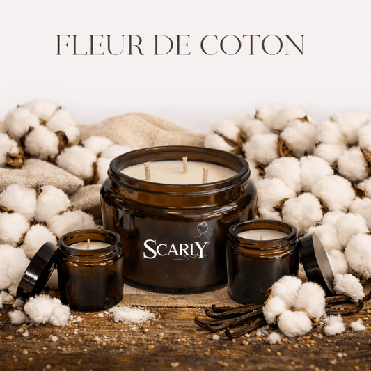 Bougie Fleur de coton - Scarly Shop