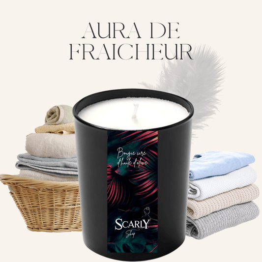 Bougie lessive - Aura de fraicheur - Scarly Shop