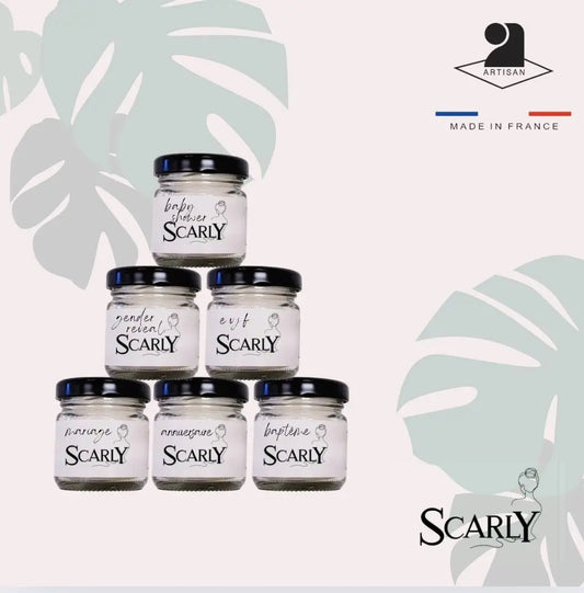 Bougie personnalisable - Scarly Shop