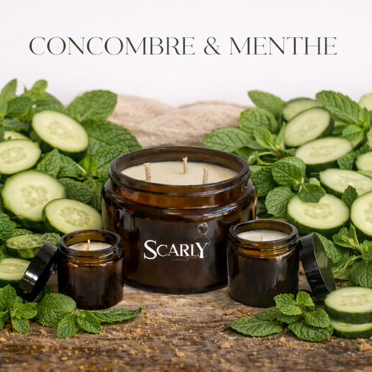 Bougie Concombre menthe