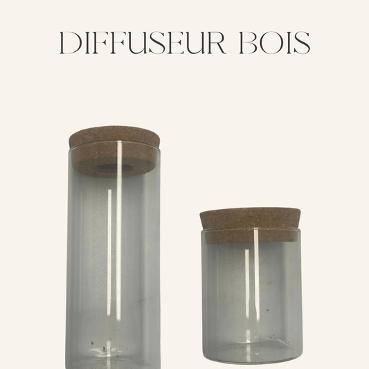 Diffuseur verre et bois - Scarly Shop