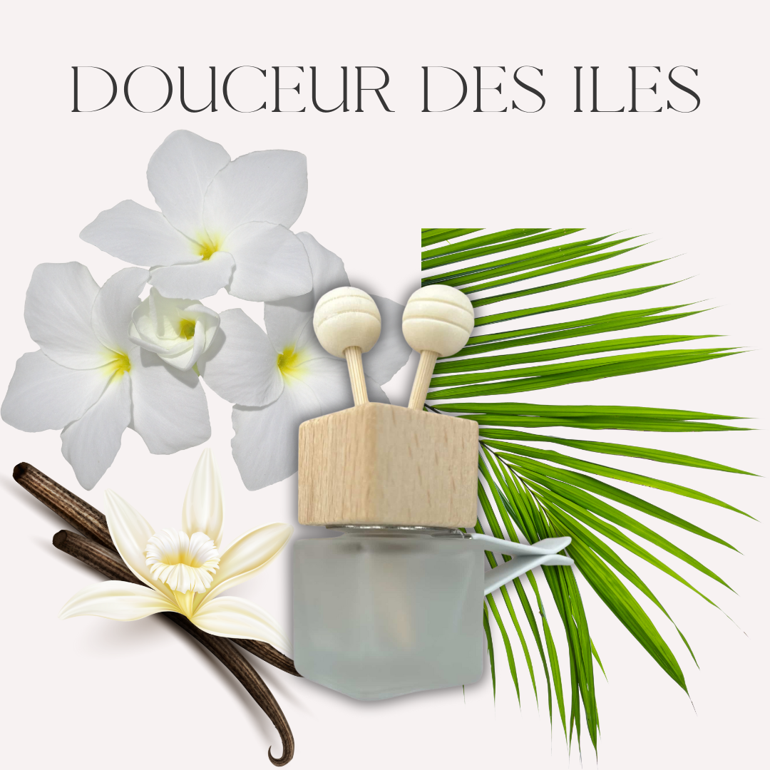 Diffuseur voiture - Monoi - Douceur des iles -  Scarly Shop