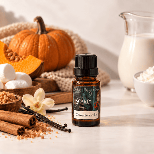 Fiole de Diffusion 30ml Citrouille Vanille Polyvalente | Scarly Shop - Scarly Shop