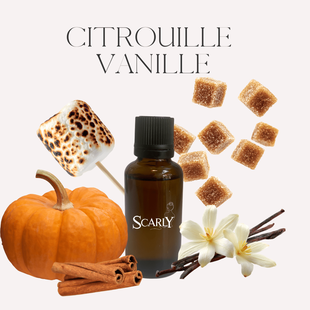 Fiole de diffusion Citrouille Vanille - Base de coco - Scarly Shop