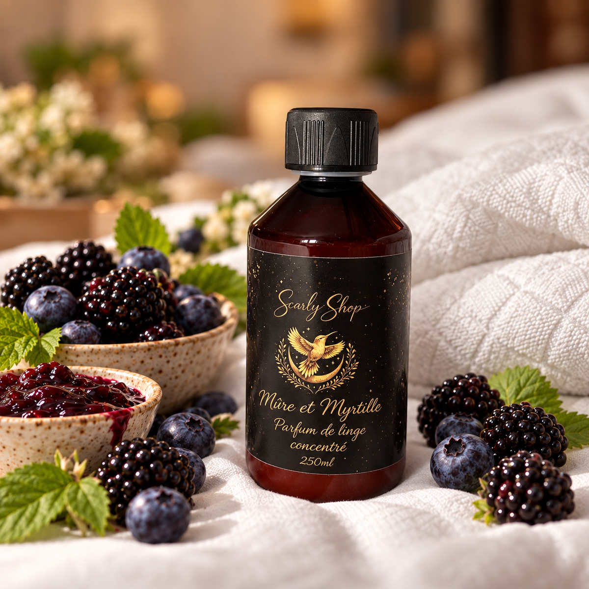 Parfum de Linge Concentré Mûre et Myrtilles | Scarly Shop