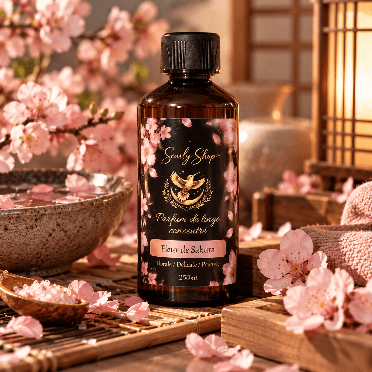 Parfum de Linge Concentré Fleur de Sakura | Longue Tenue | Scarly Shop - Scarly Shop