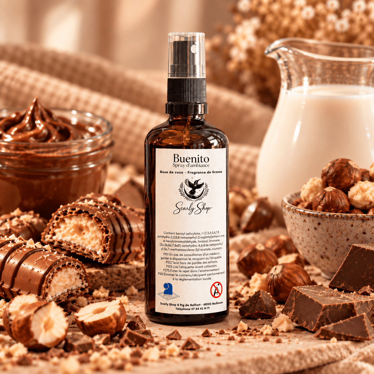 Spray d'Ambiance 100ml Buenito | Parfum d'Intérieur | Scarly Shop - Scarly Shop